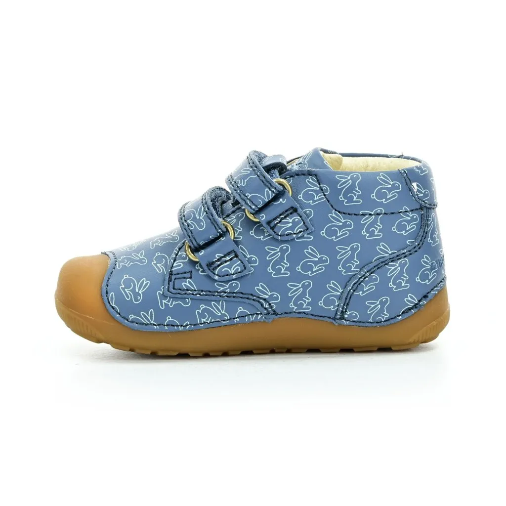 Barefoot Shoes Teal Rabbit Strap - Bundgaard Petit