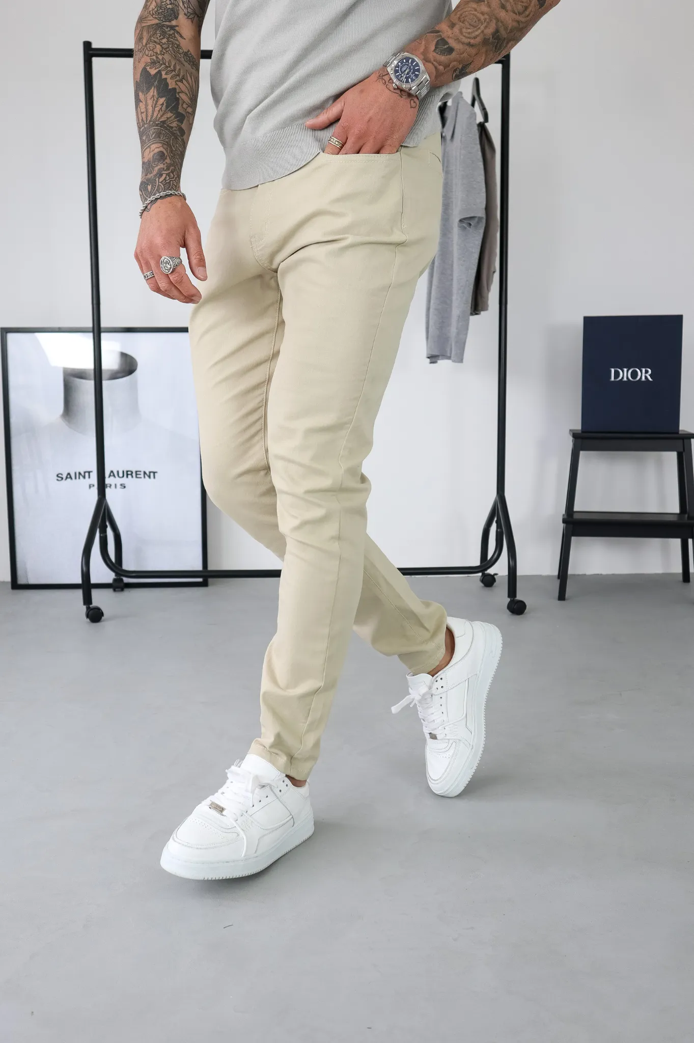 Capo CHINO Pant - Stone -> Capo Chino Stone Pant