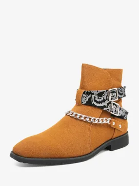 Chelsea Boots with Metal Details for Men