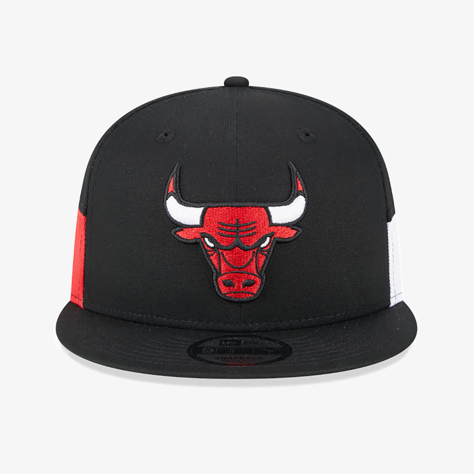 Black Chicago Bulls Multi Patch 9 Fifty Snapback Cap Black