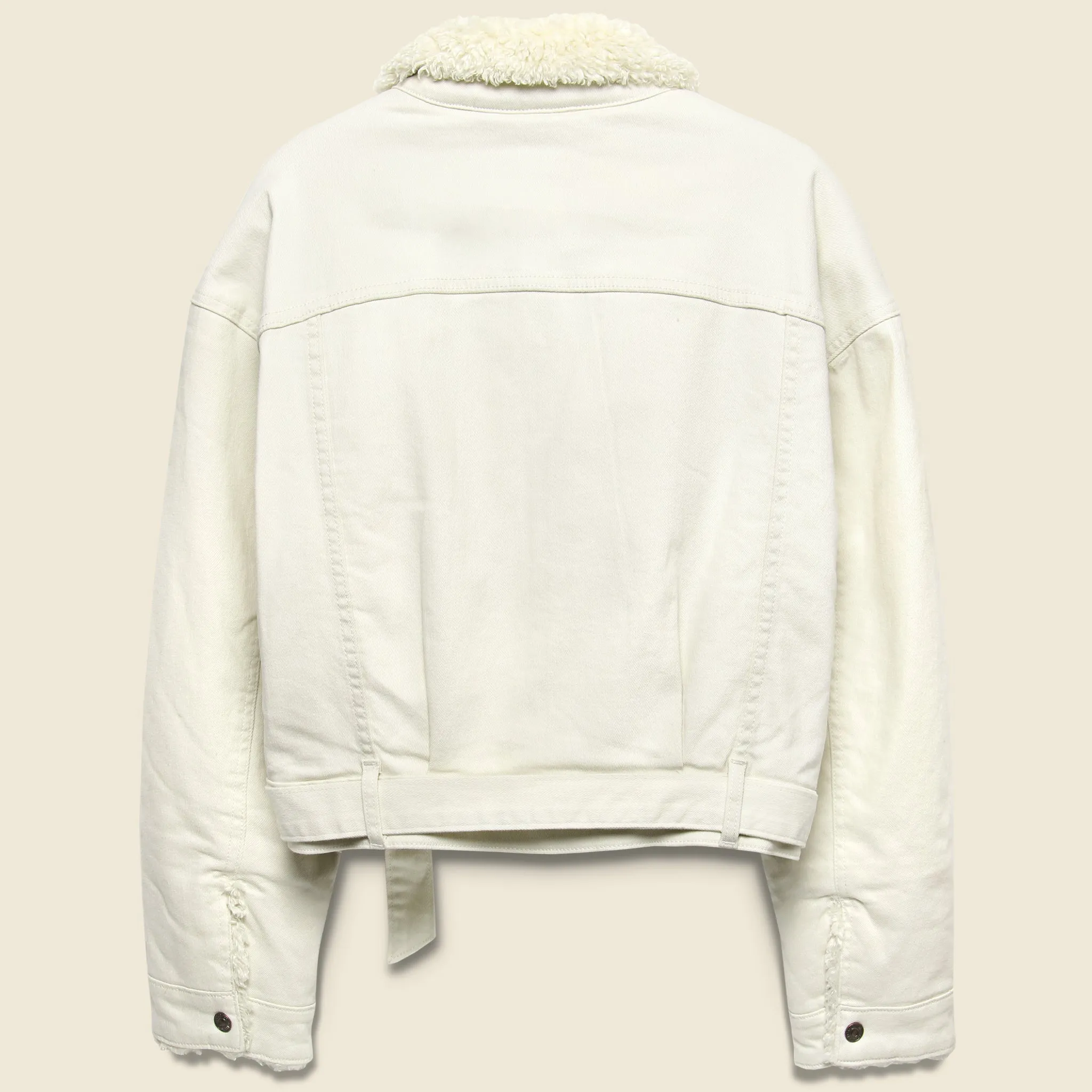 Cocoon Trucker Jacket - Tofu - Cozy & Cuddly