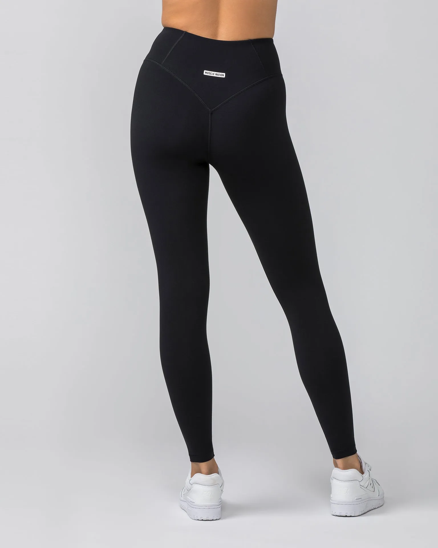 Black Contour Aura Full Length Leggings