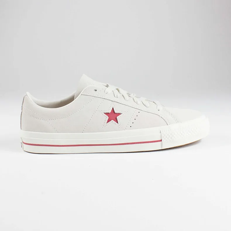 Converse One Star Ox Pro Claret Red Grey Shoes - Exclusive at Remix