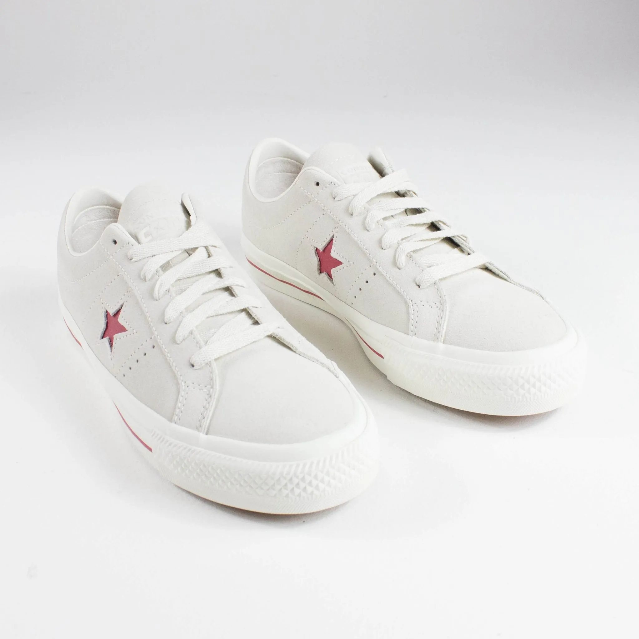 Converse One Star Ox Pro Claret Red Grey Shoes - Exclusive at Remix