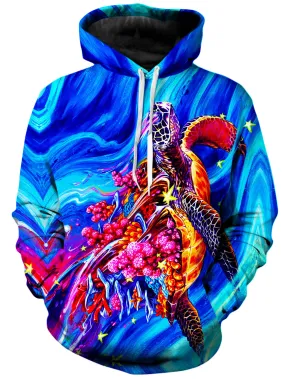 Galactic Tortoise Gender-Neutral Hoodie