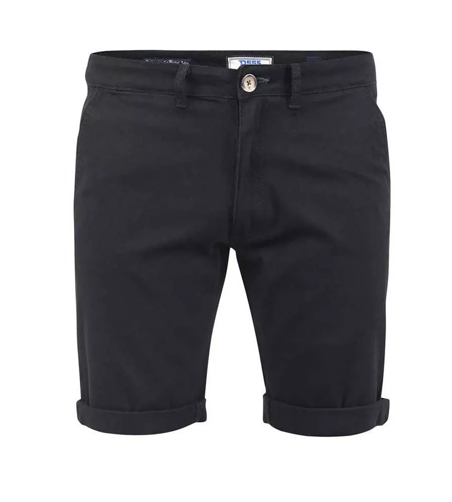 Black Chino Shorts for Men - D555 (BASILDON 1)