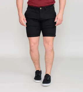 Black Chino Shorts for Men - D555 (BASILDON 1)