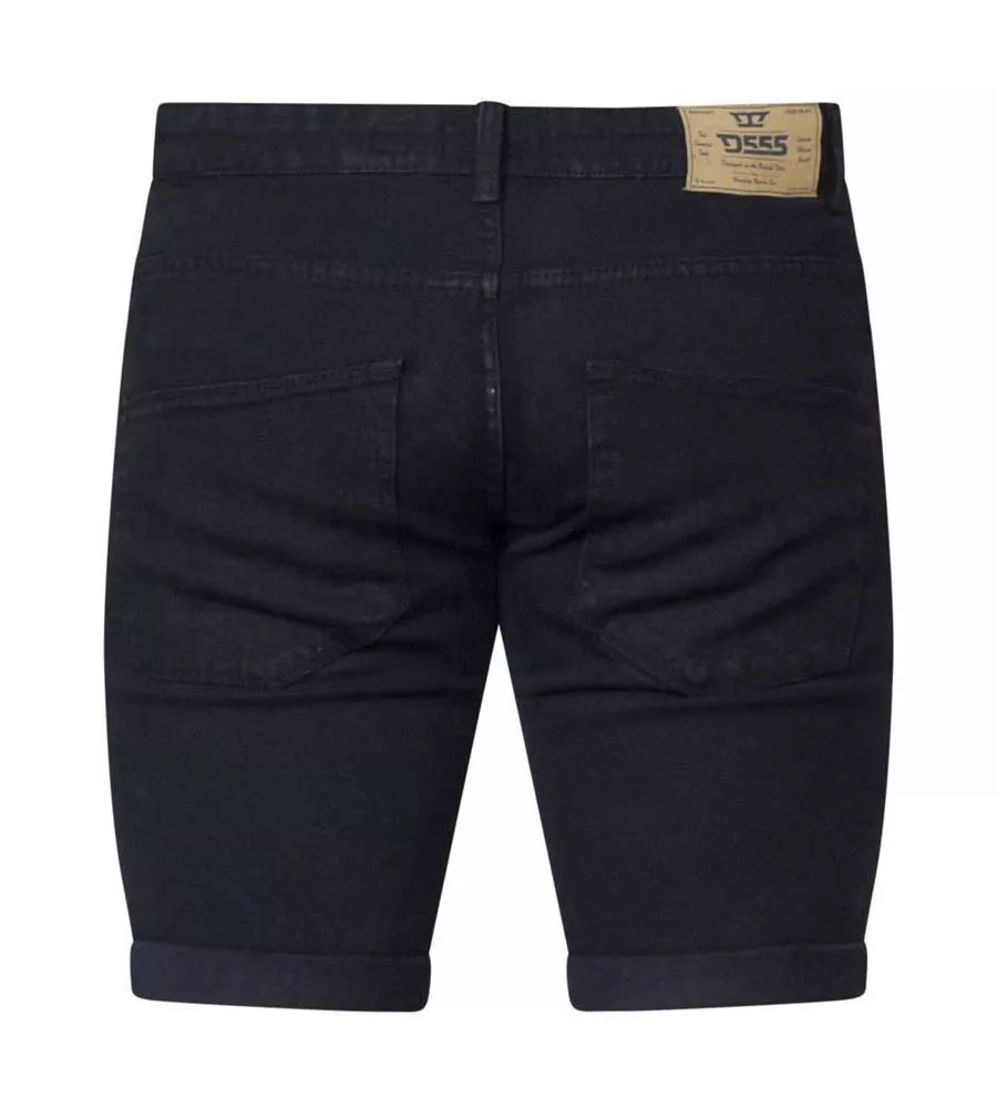 Black Denim Shorts for Men - D555 (JUDE)