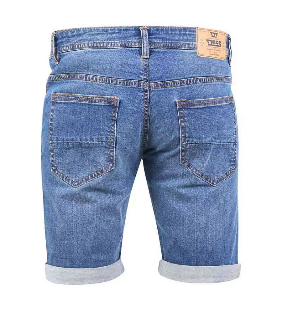 Blue Denim Shorts for Men - D555 (BROXBOURNE)