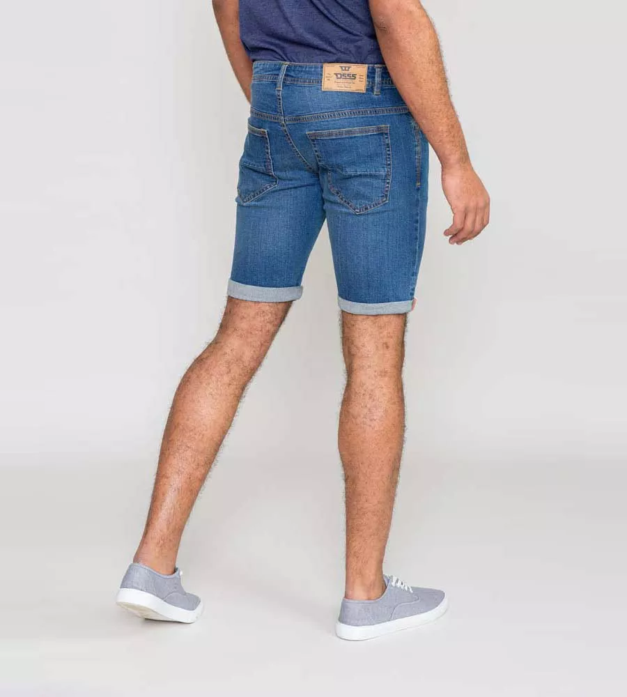 Blue Denim Shorts for Men - D555 (BROXBOURNE)