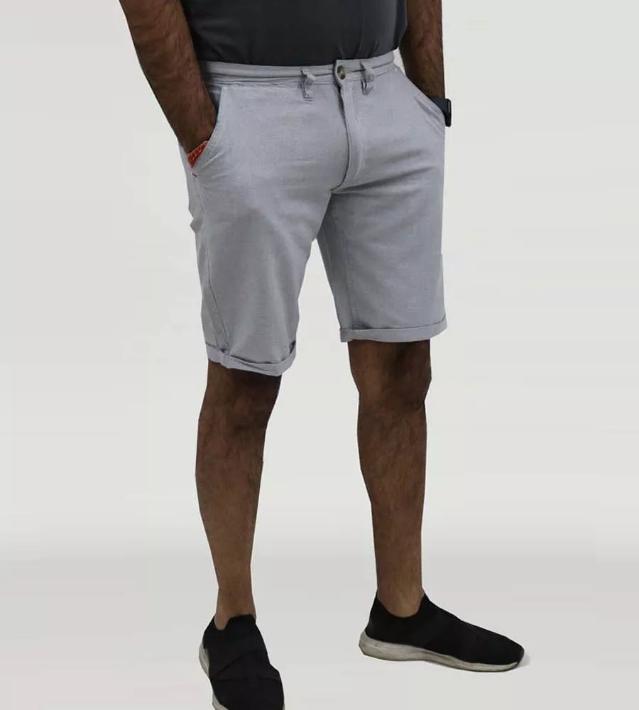 Grey Chino Shorts for Men - D555 (NEWGATE)