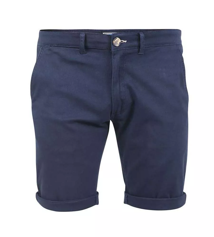 Navy Chino Shorts for Men - D555 (BASILDON 2)