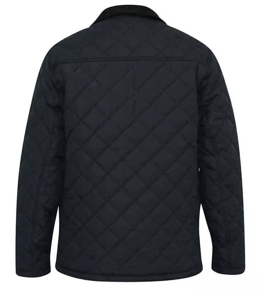 Men's Quilted Jacket With Corduroy Collar D555 (MATIAS)