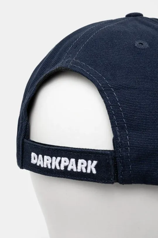 Navy Blue Darkpark Cotton Baseball Cap Logo Embroidered UHT01.AFA02.5102