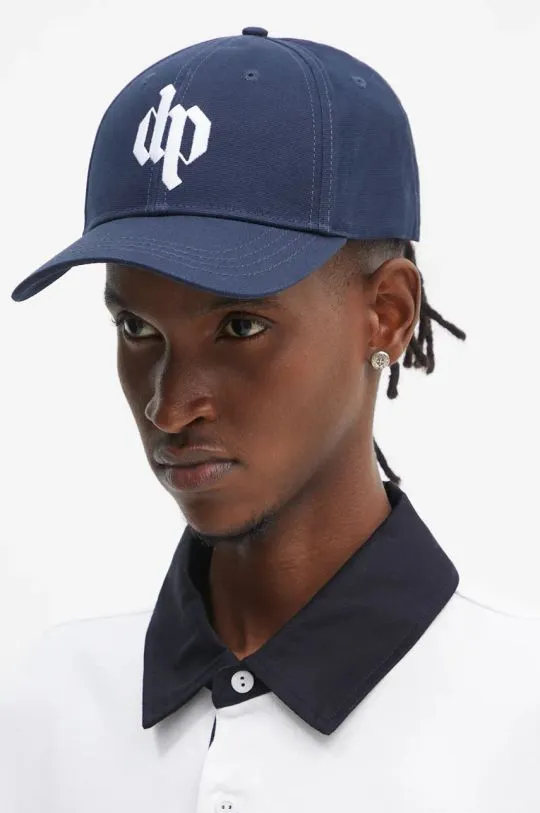 Navy Blue Darkpark Cotton Baseball Cap Logo Embroidered UHT01.AFA02.5102