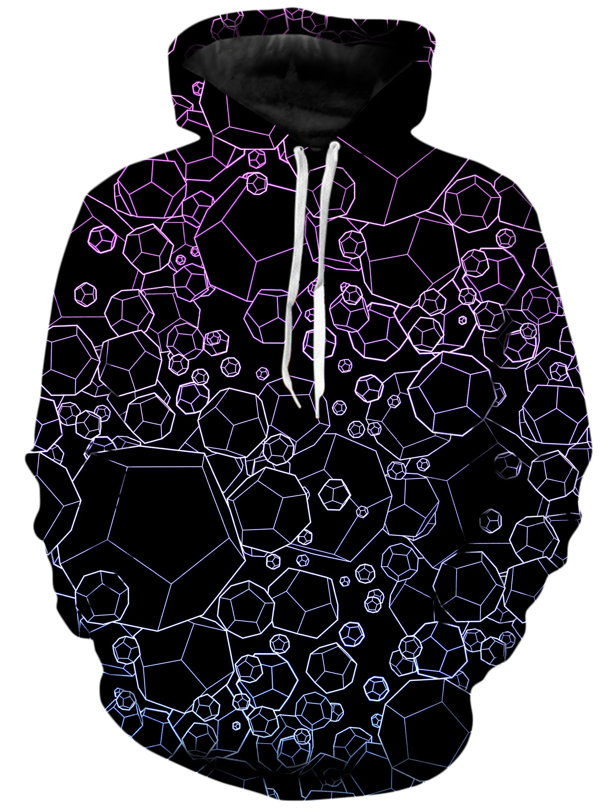 Dodecahedron Pattern Winter Unisex Hoodie