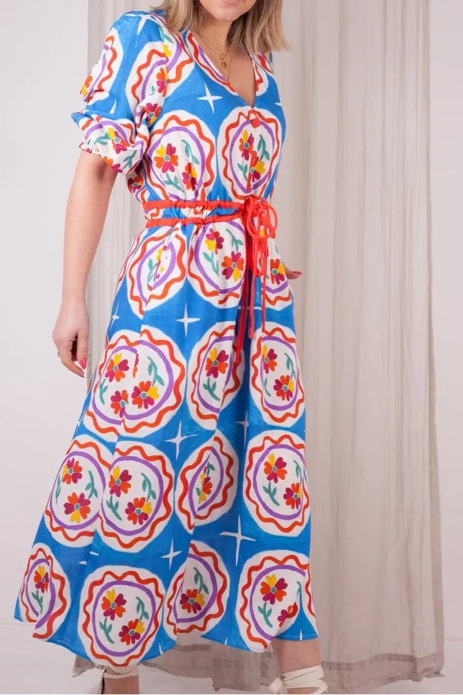 Dress with Plate Print