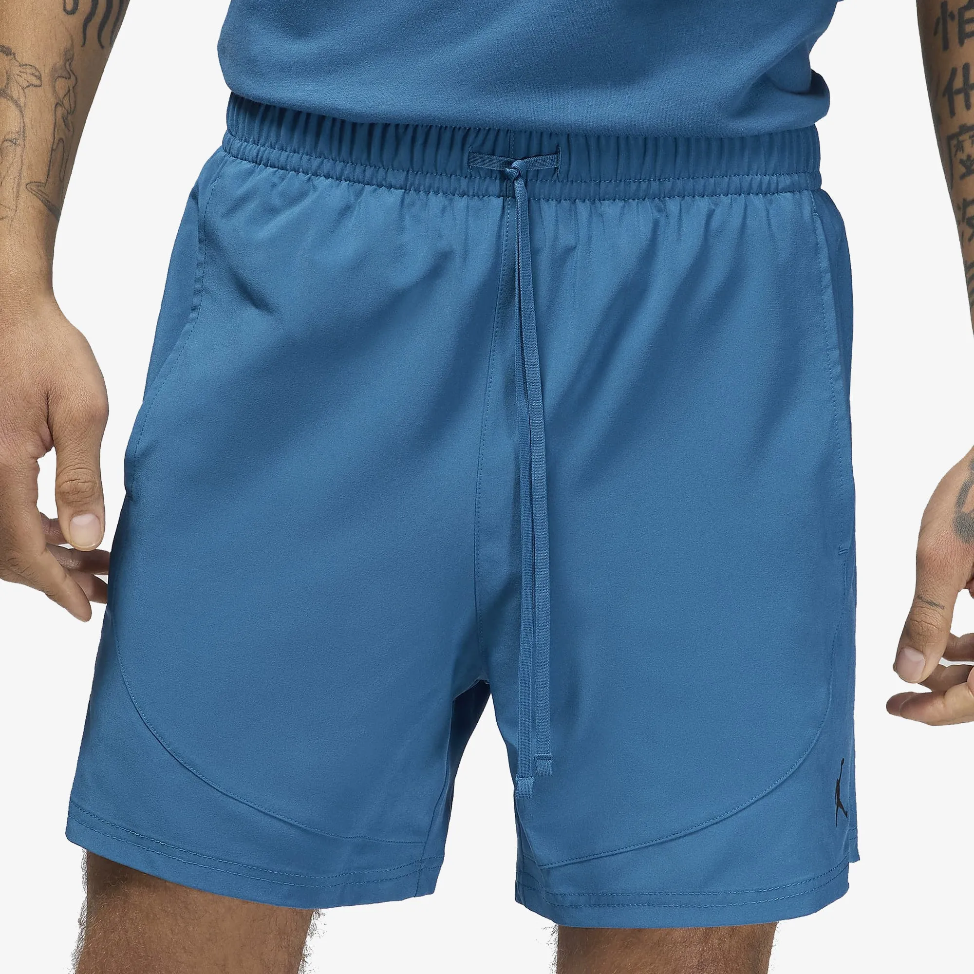 Industrial Blue and Black Dri-Fit Sport Woven Shorts