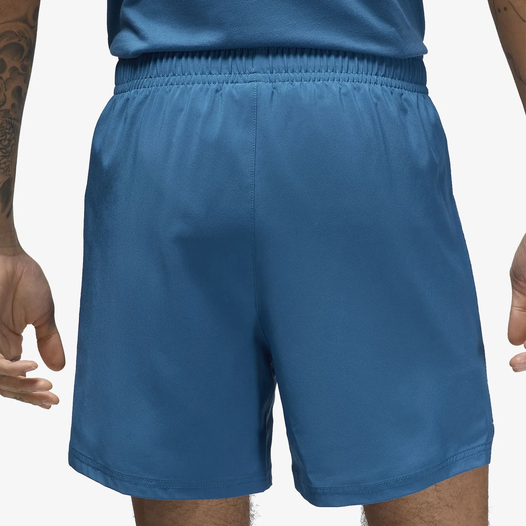 Industrial Blue and Black Dri-Fit Sport Woven Shorts