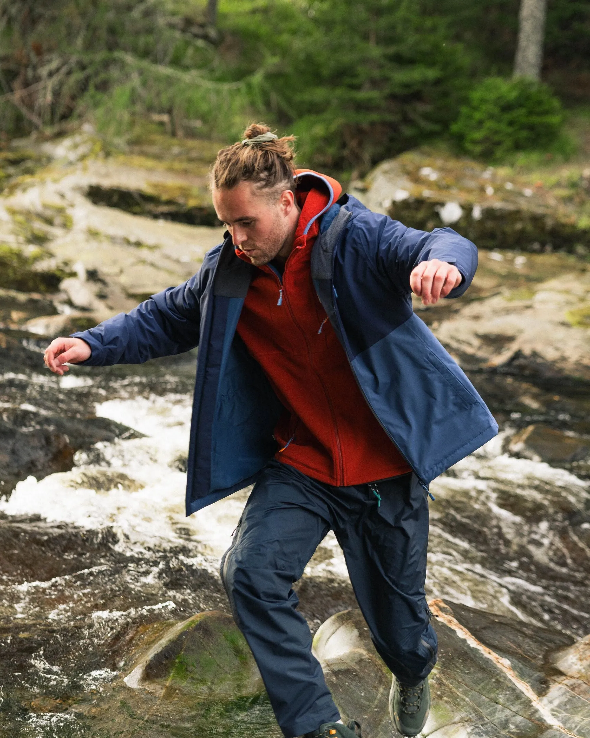 Eclipse isolierte wasserdichte Jacke - Tiefes Marineblau