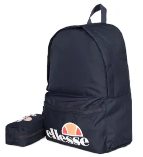 Ellesse Navy School Backpack and Pencil Case