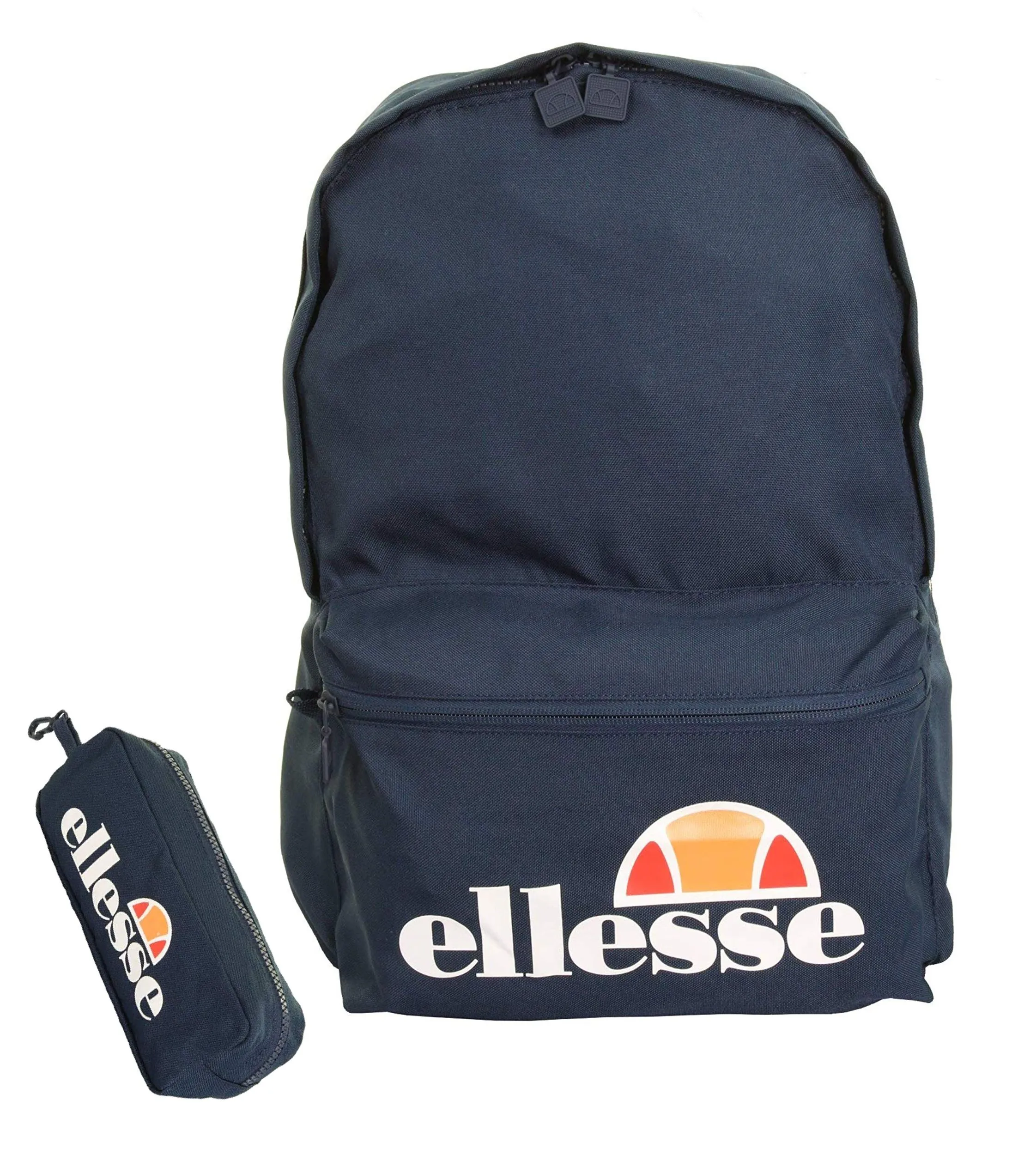 Ellesse Navy School Backpack and Pencil Case