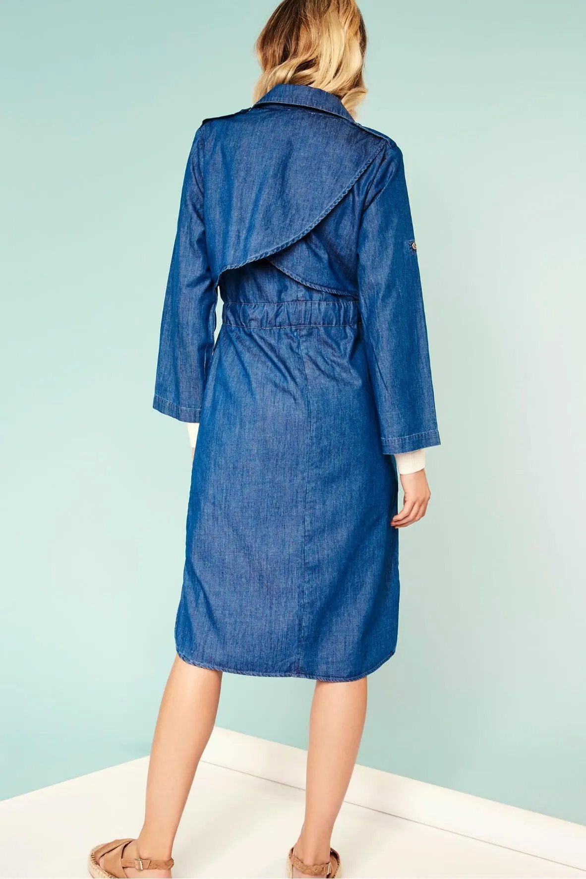 Elliot Denim Trench Coat