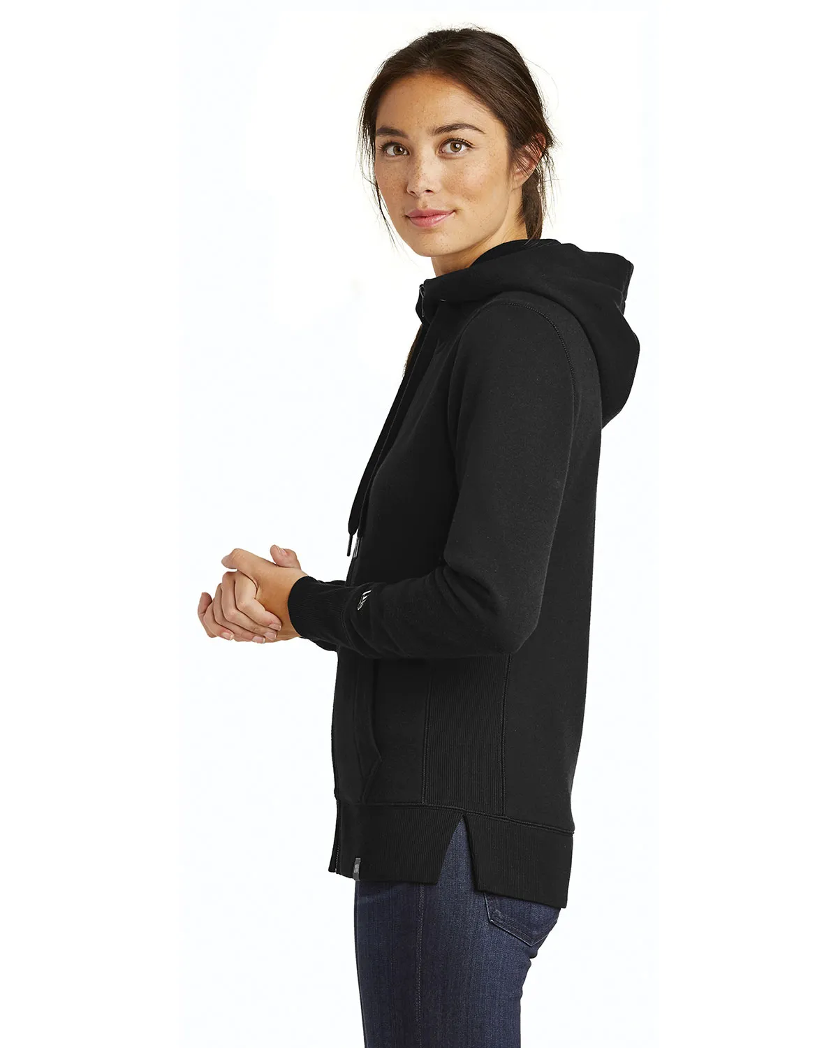 Embroidered Ladies French Terry Full-Zip Hoodie | New Era LNEA502