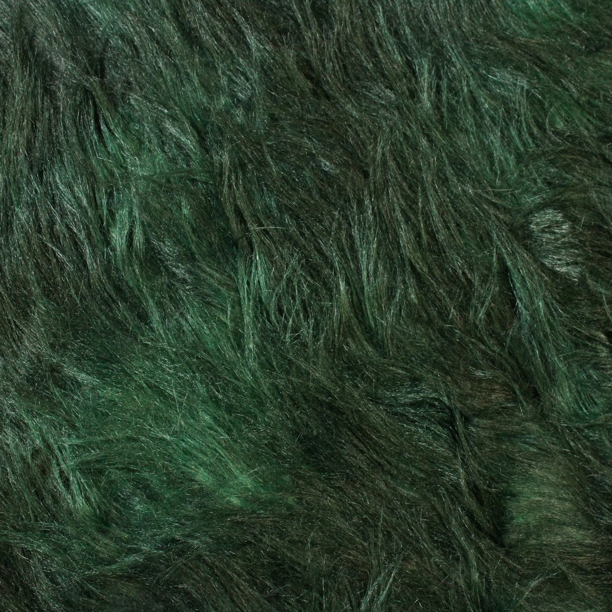 Emerald Green Faux Fur Rug