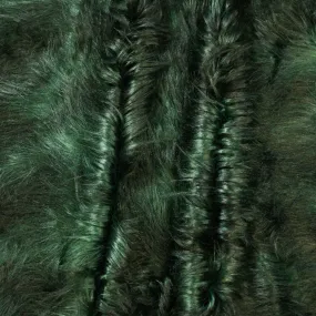 Emerald Green Faux Fur Rug