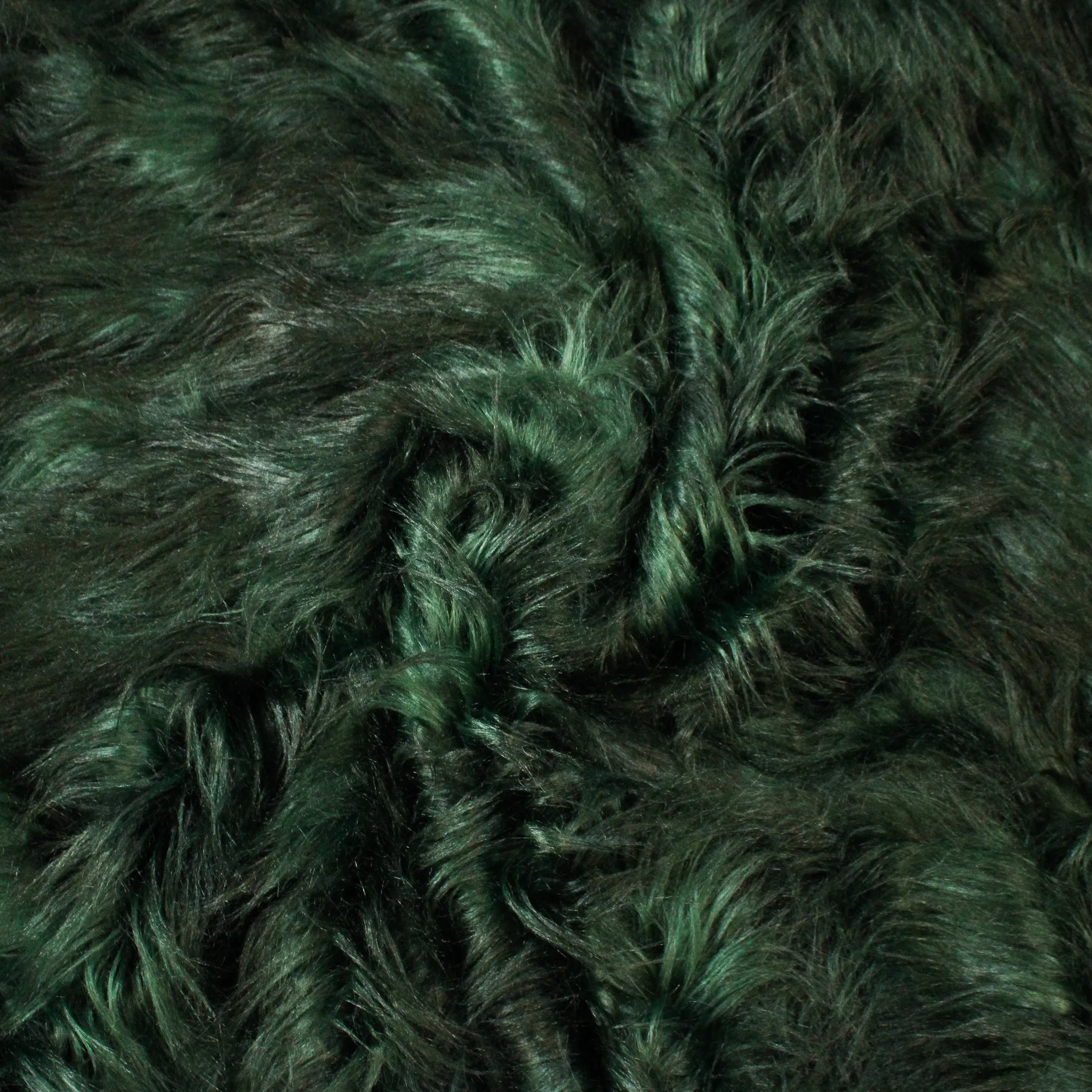 Emerald Green Faux Fur Rug