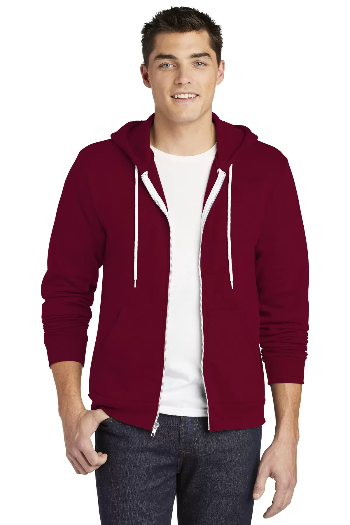 Flex Fleece Zip Hoodie for Both Men and Women - F497W