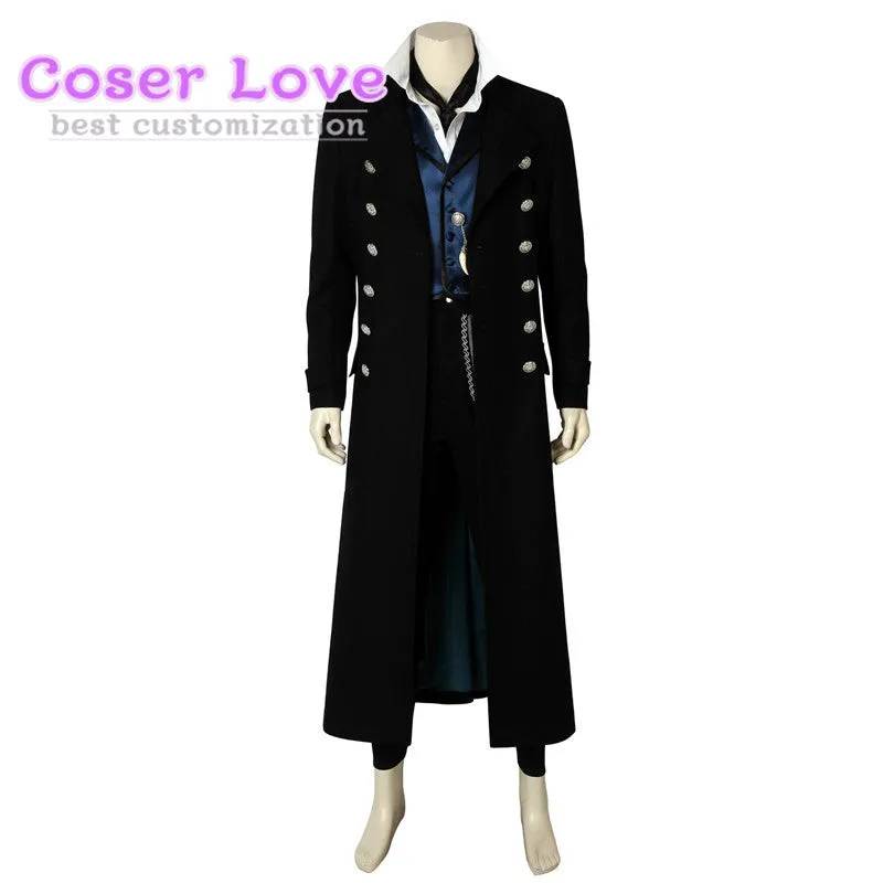 Fantastic Beasts Grindelwald Cosplay Costume for Halloween and Christmas party