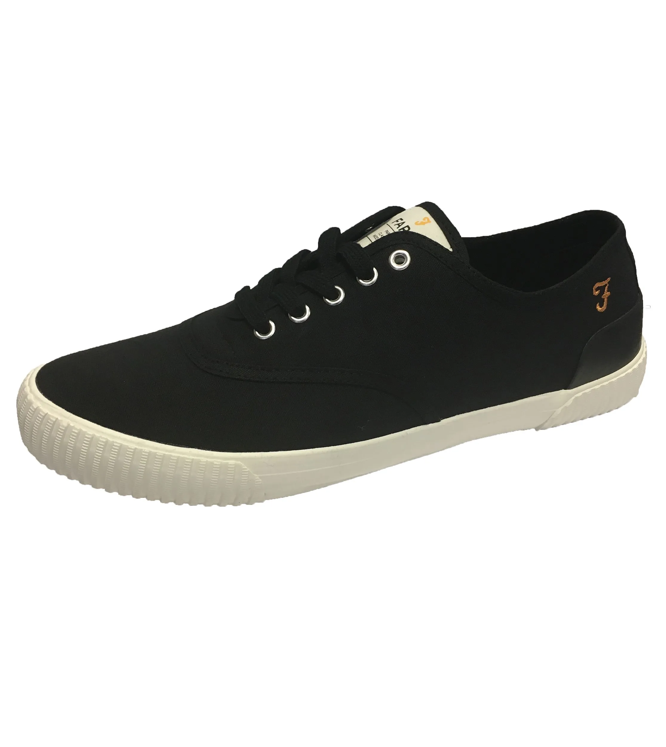 Farah Canvas Blink Low Black Shoes