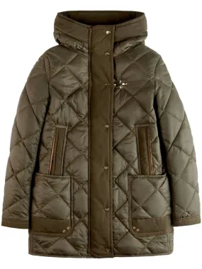 Fay Quilted Padded Parka Coat