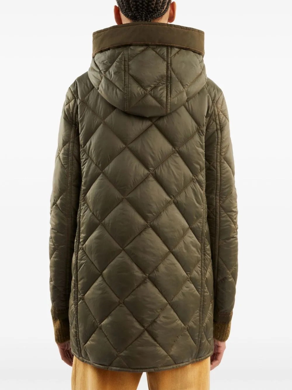 Fay Quilted Padded Parka Coat