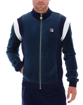 Fila Dark Teal/Navy/Egret Floyd Velour Track Jacket