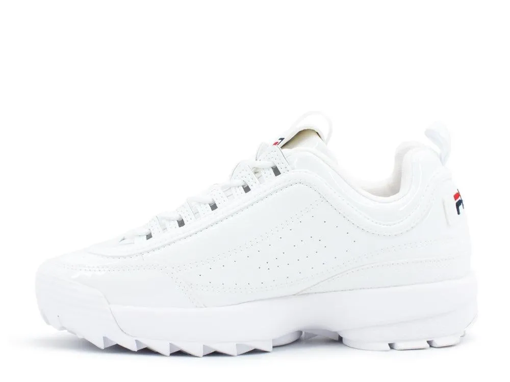 FILA White Low Top Sneakers - Style 1010746.1FG