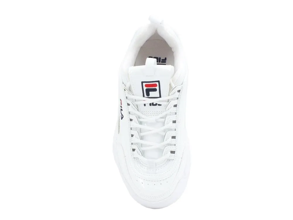 FILA White Low Top Sneakers - Style 1010746.1FG