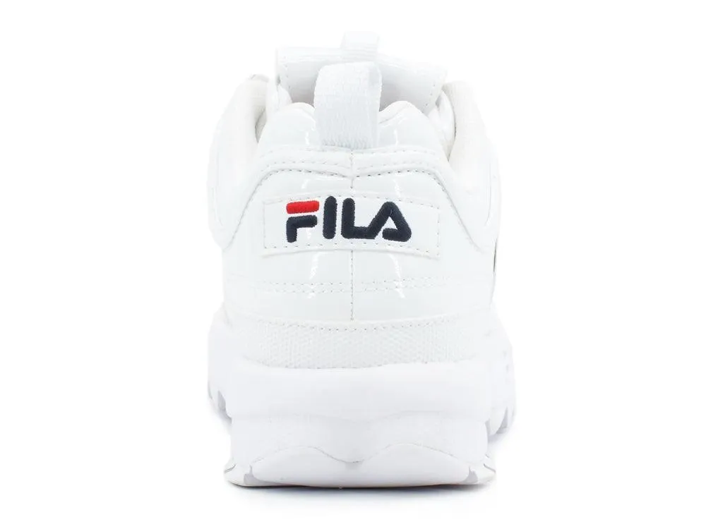 FILA White Low Top Sneakers - Style 1010746.1FG