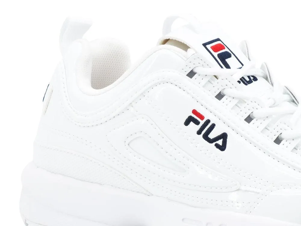 FILA White Low Top Sneakers - Style 1010746.1FG