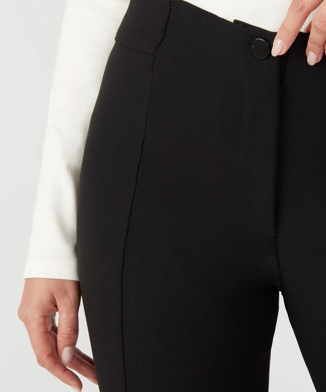 First Avenue Slim Ankle Grazer Trousers