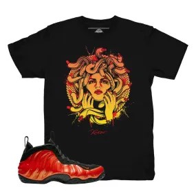 Foamposite Habanero Red Medusa Shirt - Men's Clothing.