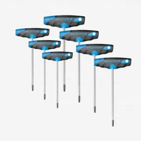 Gedore 2142 TX-007 7 Pc Torx T-Handle Set T10-T40