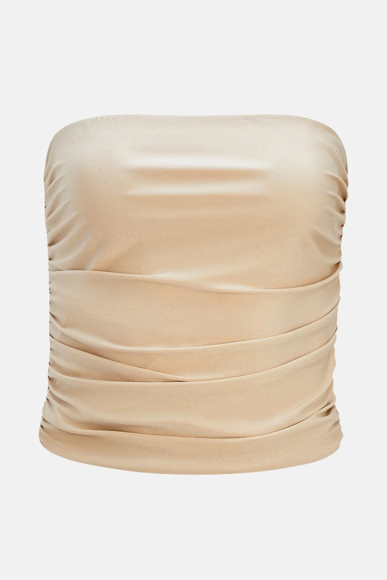 Gold Strapless Top - Debbi