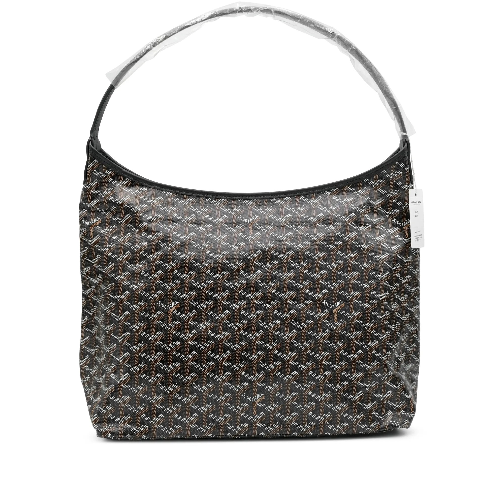 Goyard Canvas Boheme Hobo Bag in Black