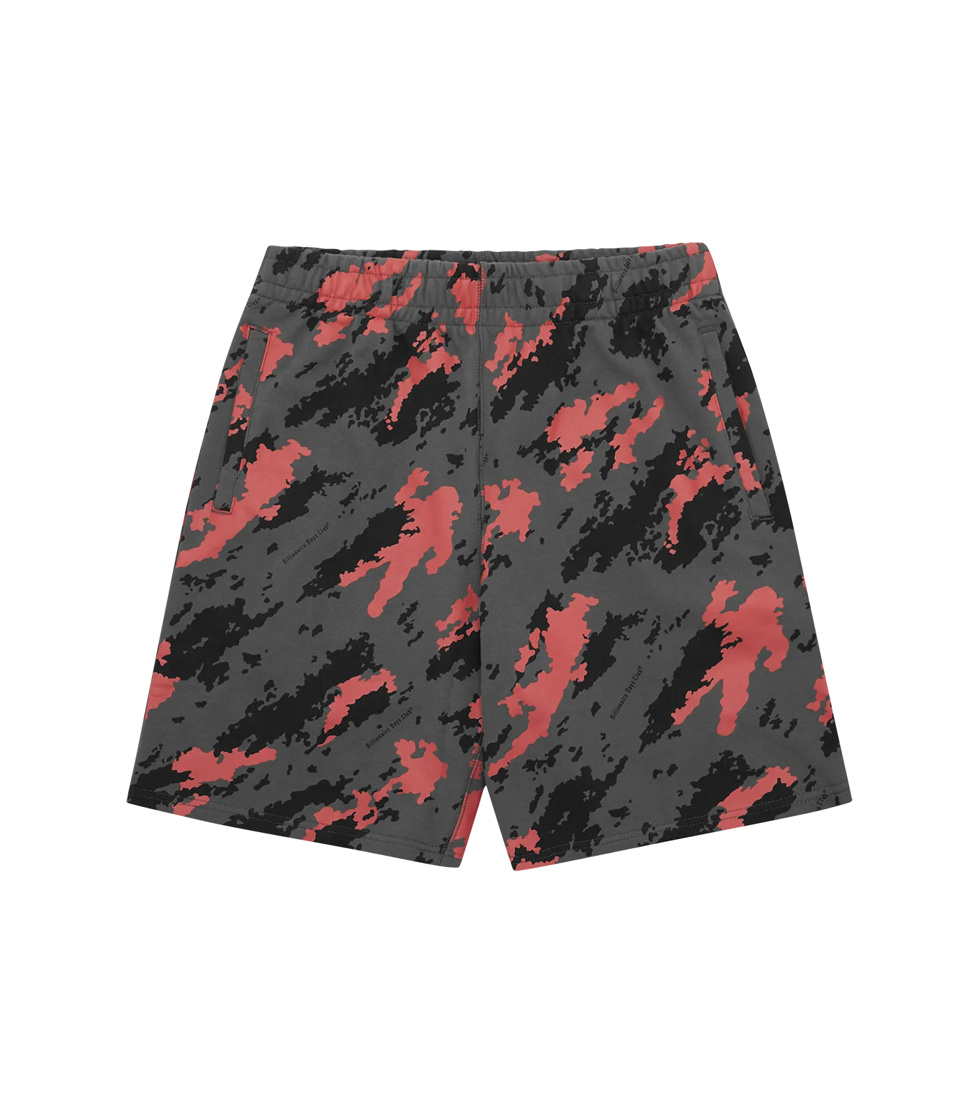 Grey Camo Print Shorts