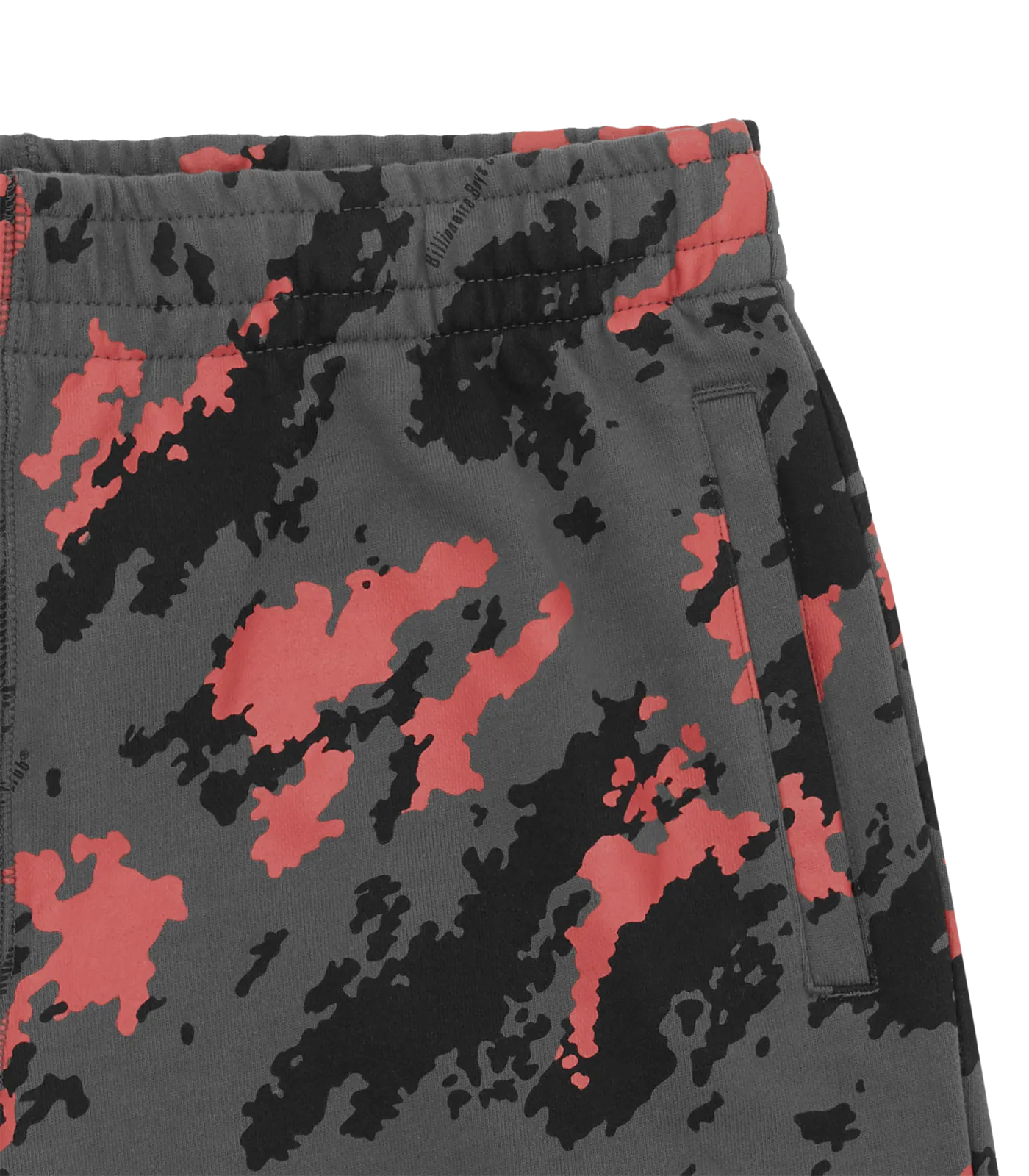 Grey Camo Print Shorts