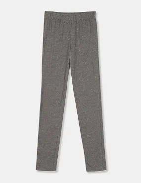 Grey Sparkle GAP Girls Leggings