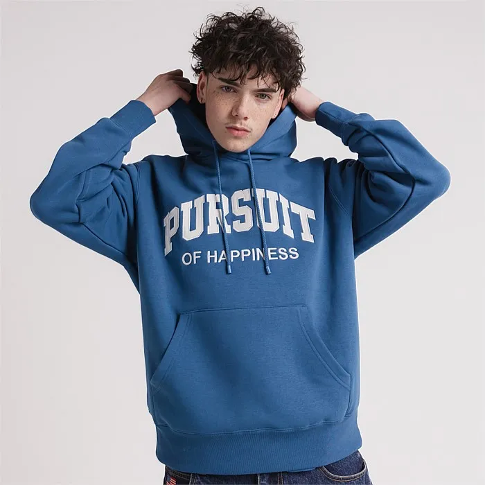 Washed Blue Hoodies & Crews - Heavyweight Pullover | Stirling Sports